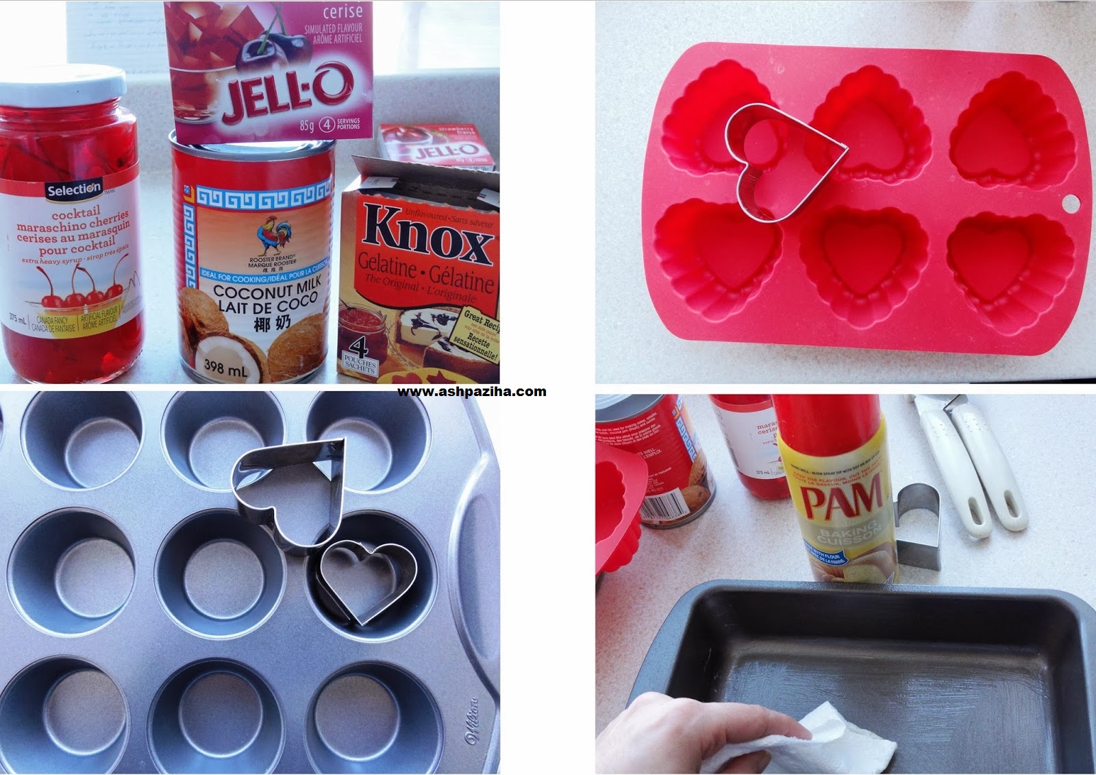 Mode - preparation - Jelly - heart - shaped - with - Cherry - Specials - Valentine (5)