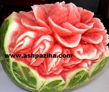 Training - Video - step - by - step - decoration - watermelon - to - the - Flowers (5)