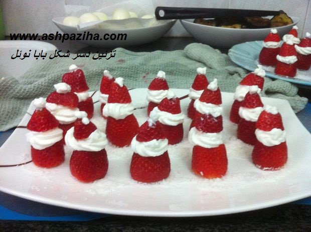 Decorated - dessert - shape - Santa Claus - strawberries - and - creamy (21)