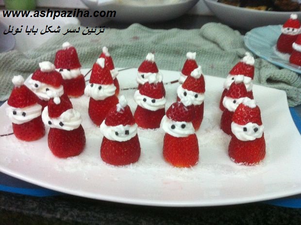 Decorated - dessert - shape - Santa Claus - strawberries - and - creamy (24)