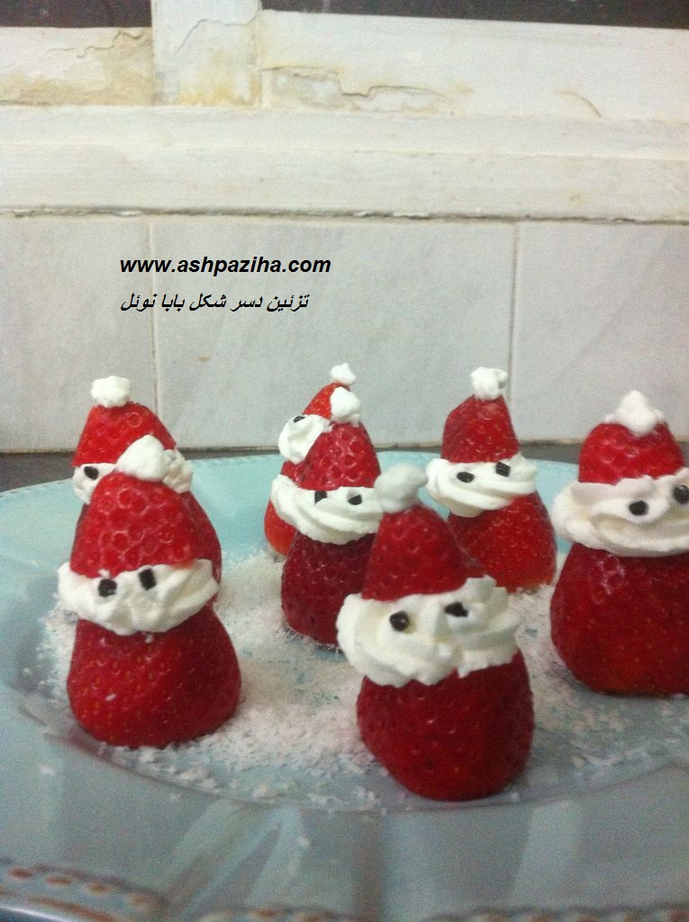 Decorated - dessert - shape - Santa Claus - strawberries - and - creamy (28)