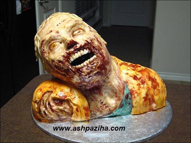 The newest - decoration - cake - in - Figure - zombies - teaching - video (11)