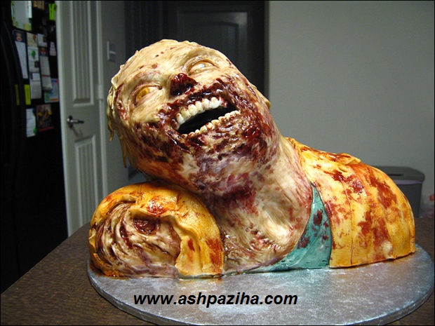 The newest - decoration - cake - in - Figure - zombies - teaching - video (12)