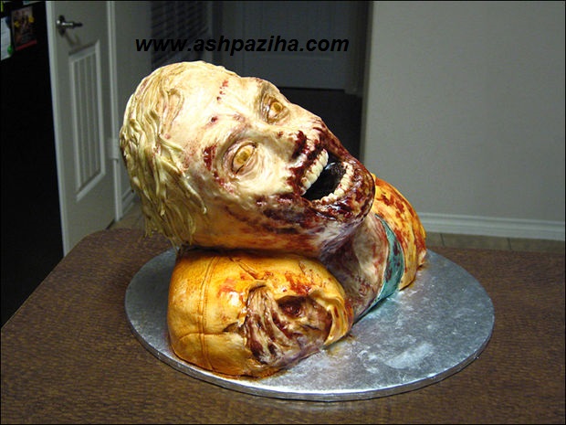 The newest - decoration - cake - in - Figure - zombies - teaching - video (13)