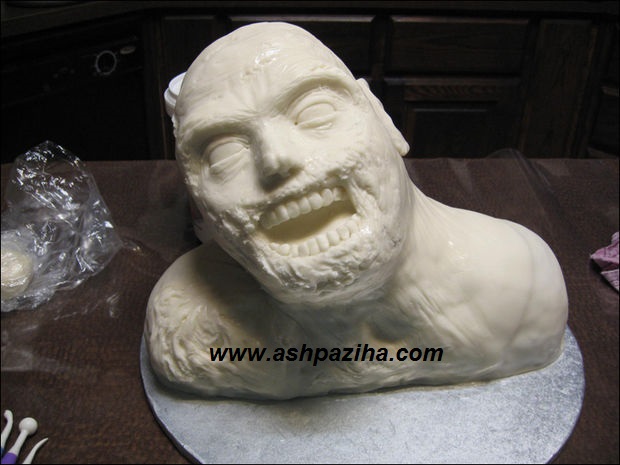 The newest - decoration - cake - in - Figure - zombies - teaching - video (47)
