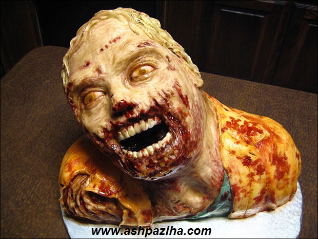 The newest - decoration - cake - in - Figure - zombies - teaching - video (59)
