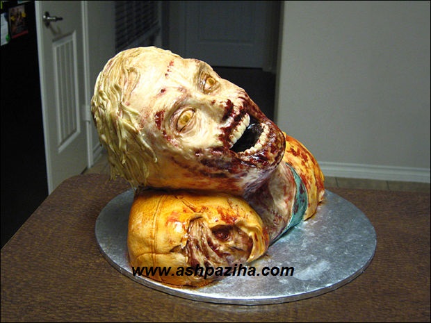 The newest - decoration - cake - in - Figure - zombies - teaching - video (61)
