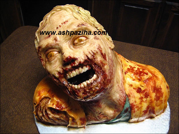 The newest - decoration - cake - in - Figure - zombies - teaching - video (9)