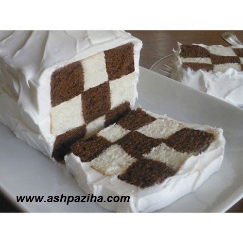 Decoration - cake - checkered - step - by - step (19)