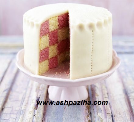 Decoration - cake - checkered - step - by - step (2)