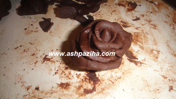 Most interesting - decoration - chocolate - to - the - Flower - Rose - teaching - image (26)