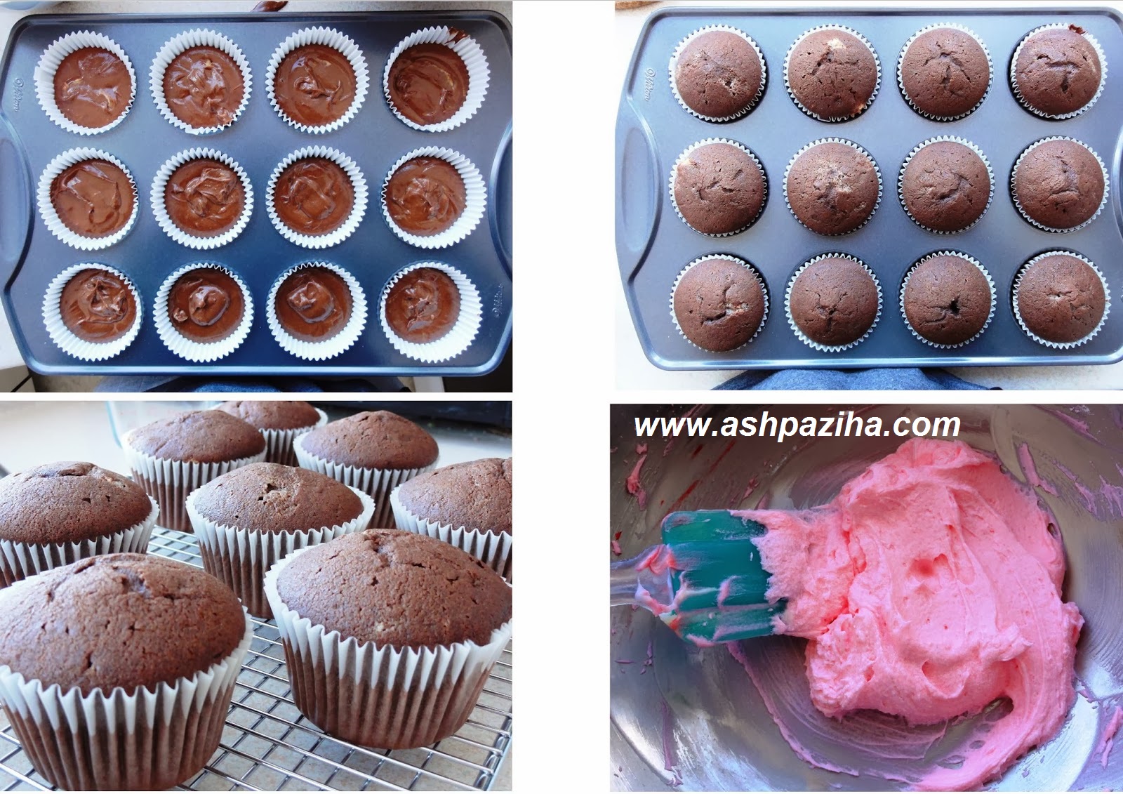 Recipe - Cup - Cakes - Chocolate - heart - shaped - the training - image (2)