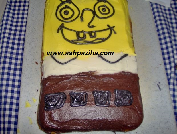 Decoration - cake - in - shape - Sponge Bob - teaching - image (18)