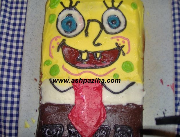 Decoration - cake - in - shape - Sponge Bob - teaching - image (23)