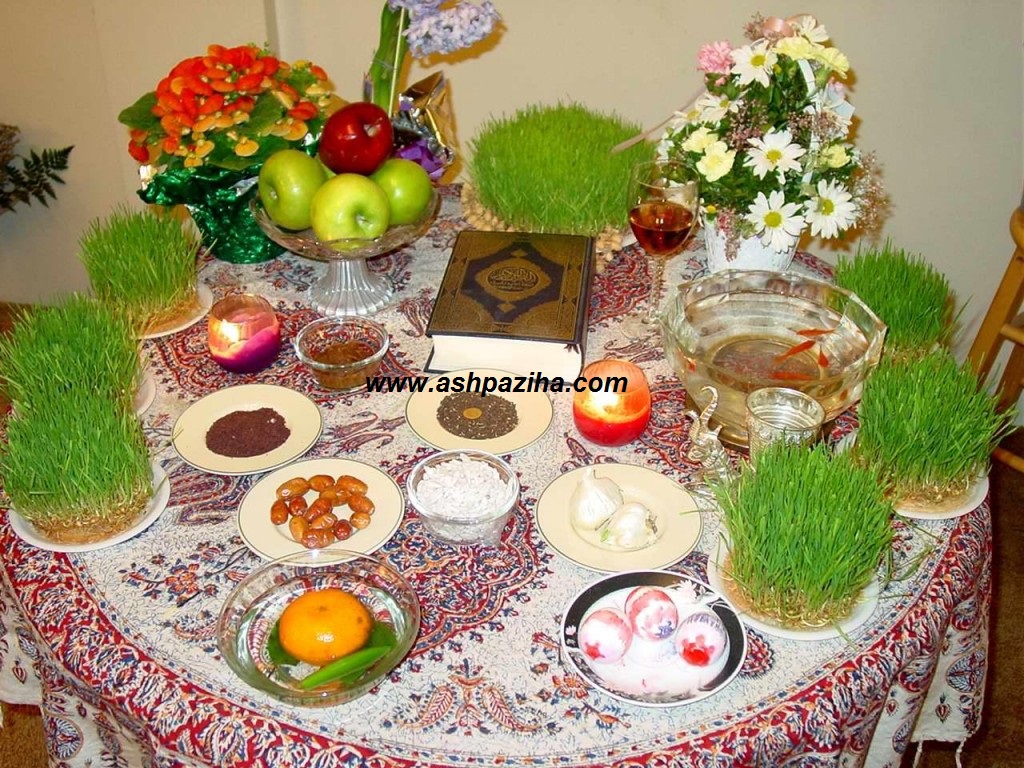 Decoration - tablecloth - Haftsin - Nowruz 94 (1)