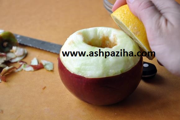 Mode - preparation - Apple - cooked - with - Glaze - Apricot (4)