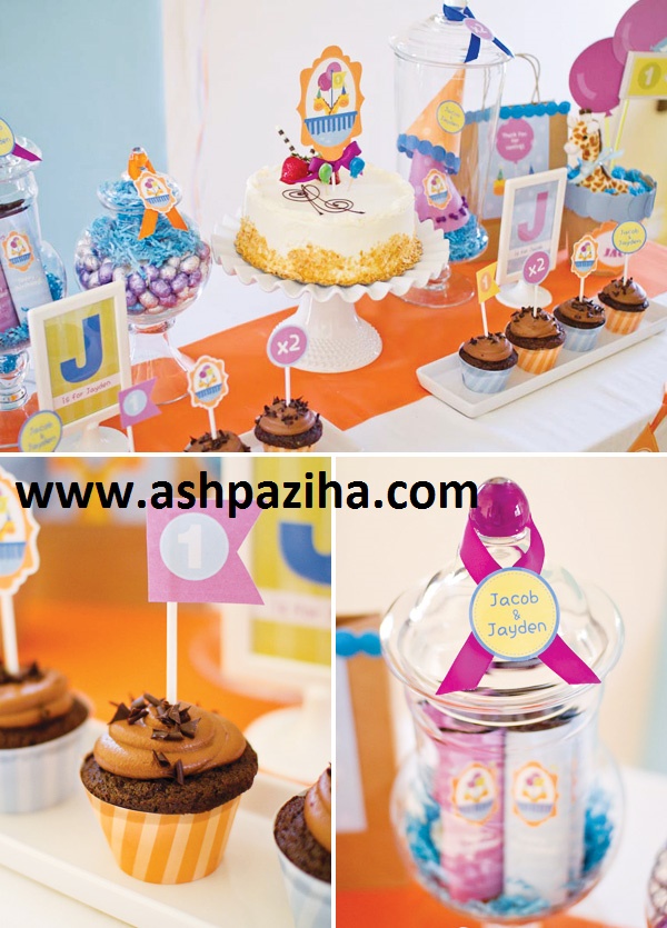 Decorations - birthday - twins - with - Theme - Giraffe (2)