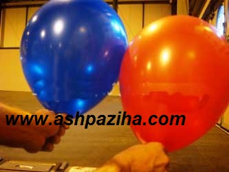 Decorations - inflatable balls - chain - the colored (3)