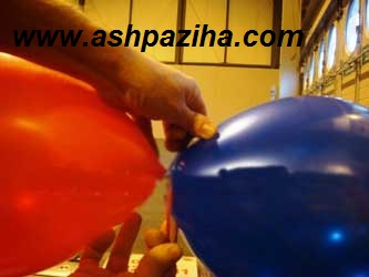 Decorations - inflatable balls - chain - the colored (4)