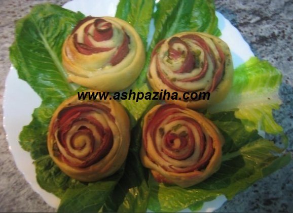 Donuts - Sausage products - to - shape - flowers - roses (1)