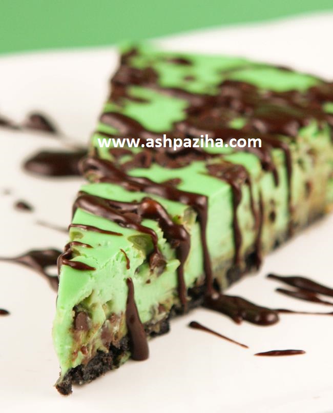 Mode - preparation - Cheesecake - spearmint - with - chocolate - image (9)