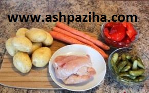 Training - image - preparation - Roll - ham - filled with - Salad - Meat (2)