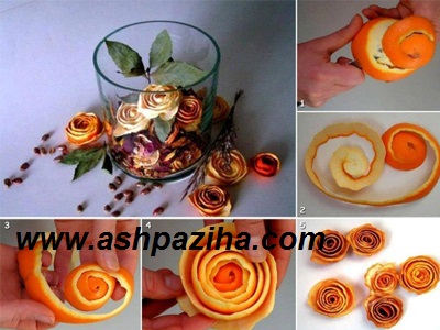 Decoration - orange - to - Figure - flowers - roses - especially - tablecloth - the - Iftar (2)