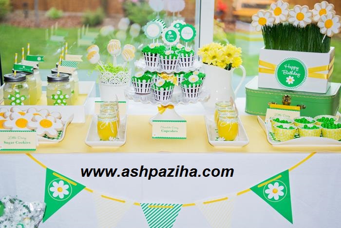 Green and yellow theme birthday decorations (9)