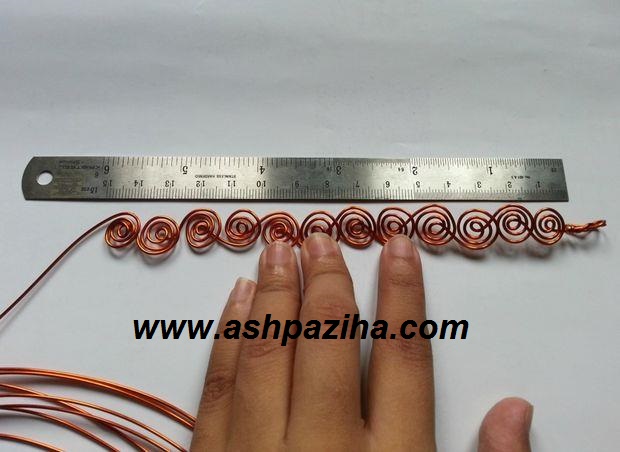 Material - Making - Bracelets - wired - design - spirals (9)