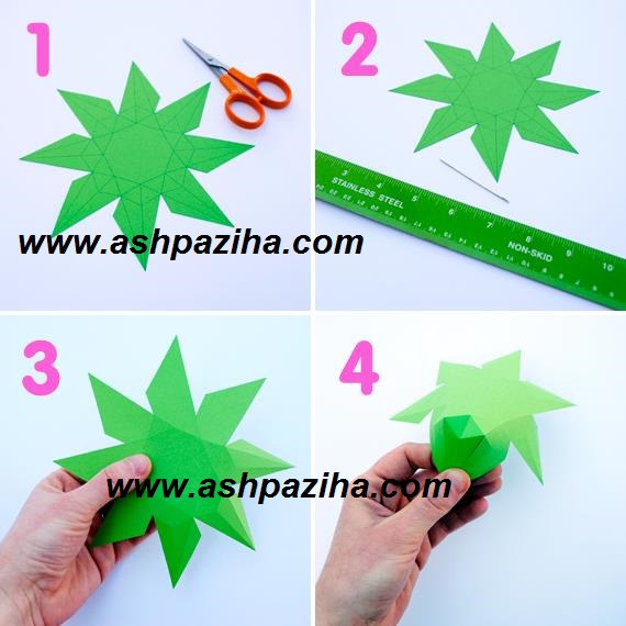 Training - Making - diamond - Paper - three-dimensional - Arts - Origami (3)