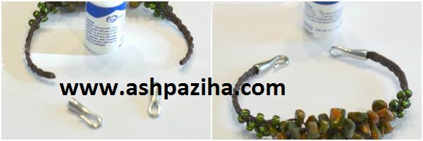 making - Bracelets - cluster - woven - with - nut - stone (5)