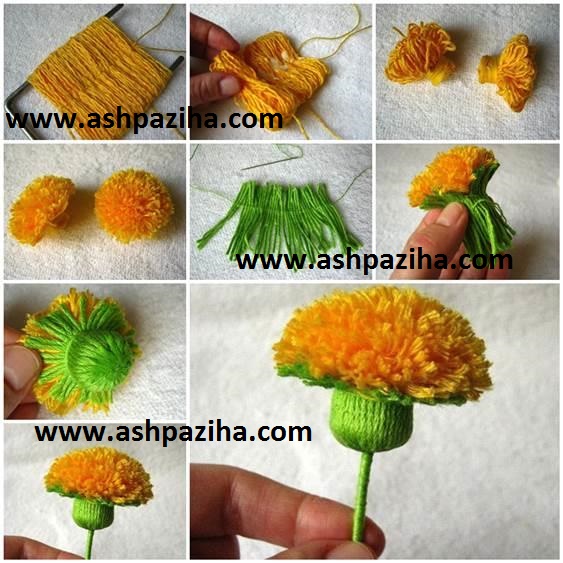 Making - dandelion flowers - to - Yarn (1)