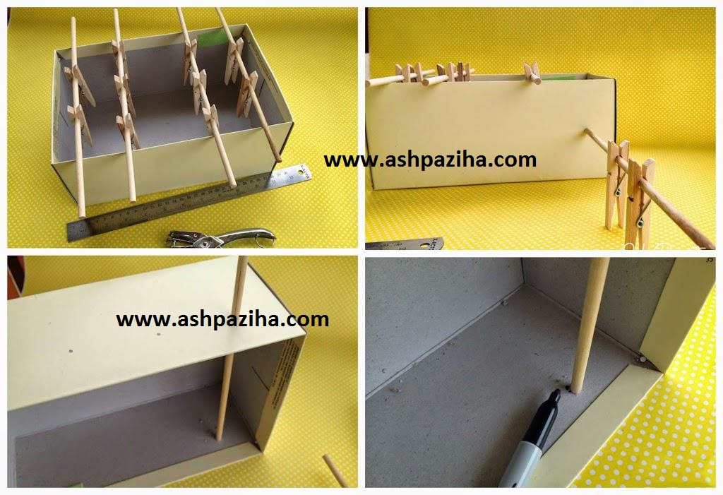 Making - FOOTBALL TABLE - small - with - a shoe box (3)