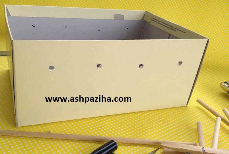Making - FOOTBALL TABLE - small - with - a shoe box (5)
