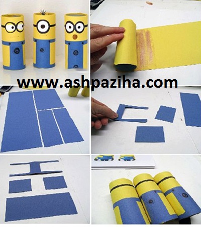 Training - build - dolls - minion - to - Paper handkerchiefs tubes (2)