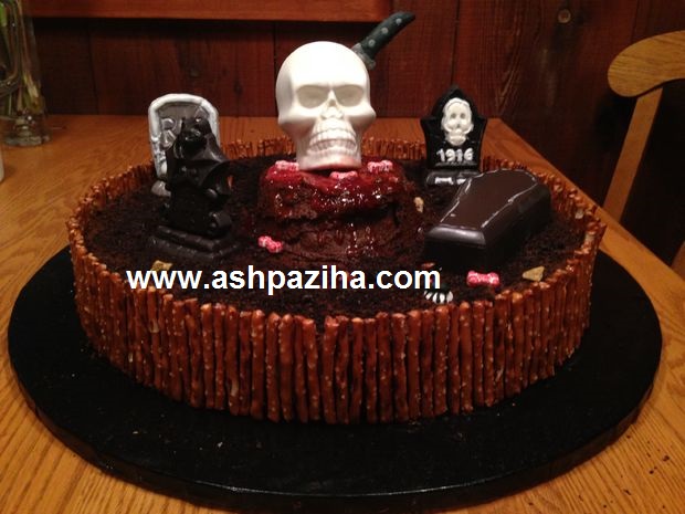 Added - decoration - birthday cake - shaped - skeleton - image (13)