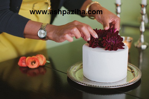 Decoration - cake - with - flowers - naturally - and - fruit - video (4)