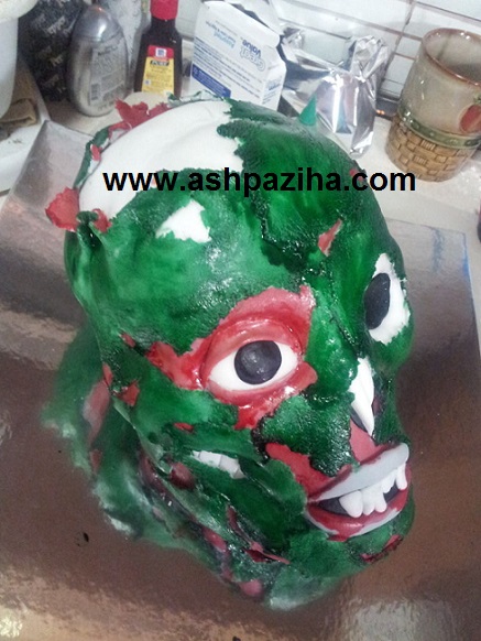 Education - decoration - cake - in the form of - zombies (9)