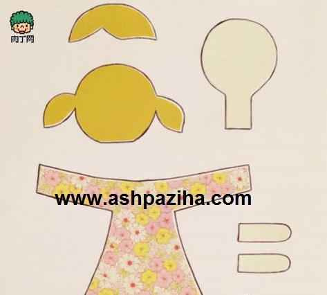Create a - doll - with - fabric - and - Felt - Picture (2)