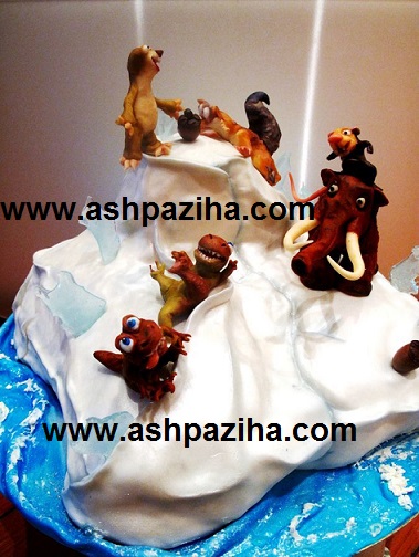 Birthday cake - with - Design - Ice Age - Series - First (2)