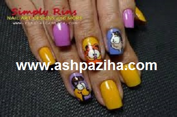 Example - Design - nail polish - by - theme - Garfield - Series - II (1)