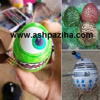 The most interesting - decorations - eggs - Nowruz - 95 - Series - Three (3)
