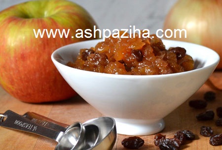 Procurement training delicious apple jam with raisin (1)