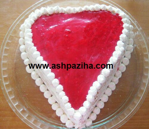 Cake - with - Coating - jelly - right Valentine - 2016 (5)