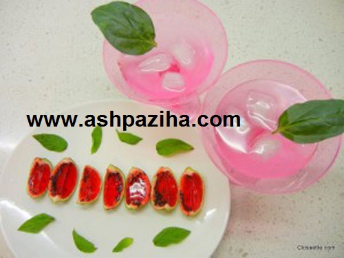 How - Preparation - jelly - watermelon - sesame - desserts - Yalda (1)