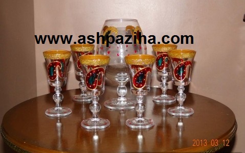 Decoration - Cups - tablecloths - Haftsin - 95 - by - stained glass - Series - II (3)