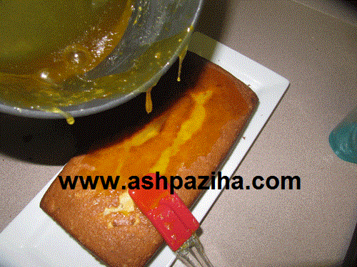 How - Preparation - cake - sponge - Cheese knife - and - Tangerine (2)