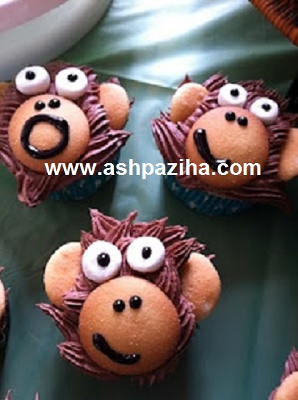 Sample - the - decorated - Cap cakes - to - the - monkey - Nowruz - 95 (2)