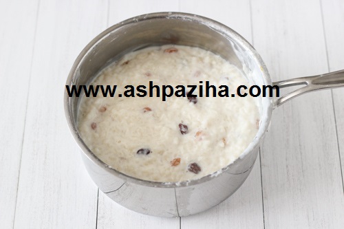 Recipes - Preparation - Pudding - Rice - Vanilla - with - Raisins (9)