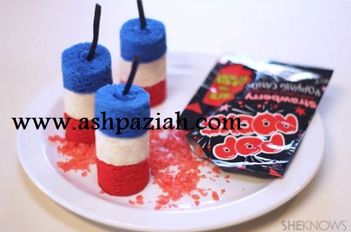 Decoration - Food - by - birthday - to - Themes - blue - and - red - and - white (10)